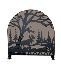 Meyda Blue 28735 - 30"W X 30"H Moose Creek Arched Fireplace Screen