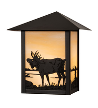 Meyda Blue 29593 - 9" Wide Seneca Moose Wall Sconce