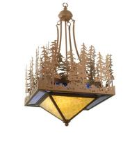 Meyda Blue 32211 - 20"Sq Pine Lake Inverted Pendant