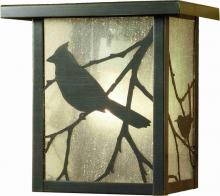 Meyda Blue 43458 - 8"W Hyde Park Song Bird Wall Sconce