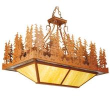 Meyda Blue 50216 - 40"L Pine Lake Oblong Inverted Pendant