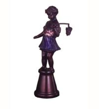 Meyda Tiffany 24099 - 15.5"H Silhouette Bacchus Boy Accent Lamp