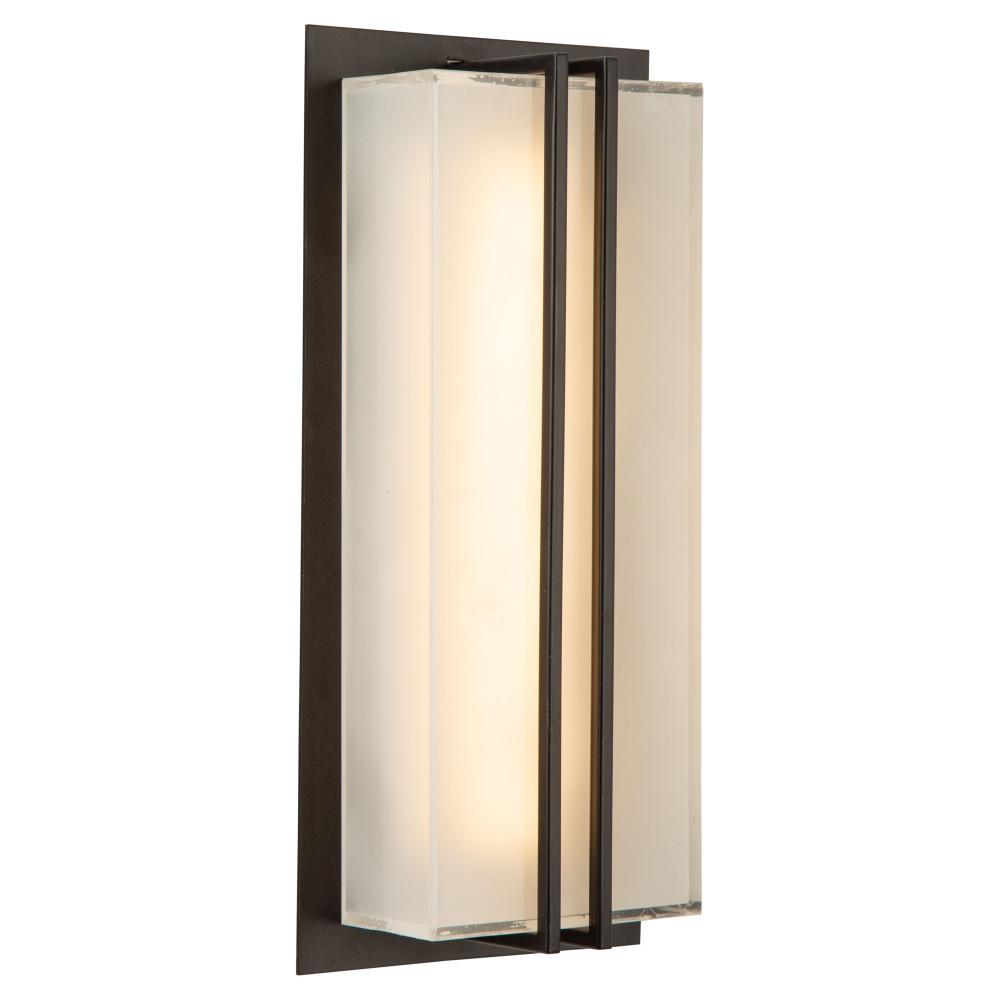 Sausalito 15W LED Outdoor Wall Light Black