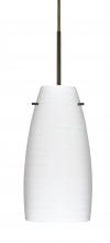 Besa Lighting 1JT-1512KR-BR-L - Besa Tao 10 Pendant Bronze Chalk 1x100W Medium Base, 15Ft. Cord