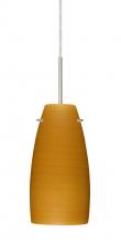 Besa Lighting 1JT-1512OK-SN-L - Besa Tao 10 Pendant Satin Nickel Oak 1x100W Medium Base, 15Ft. Cord