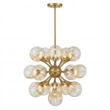 Savoy House 1-7934-16-322 - Matisse 16-Light Chandelier in Warm Brass