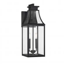 Savoy House 5-607-BK - Emery 2-Light Outdoor Wall Lantern in Matte Black