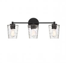 Savoy House 8-5606-3-BK - Ballas 3-Light Bathroom Vanity Light in Matte Black