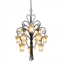 Kalco 4290AC/FROST - Tribecca 12 Light Chandelier