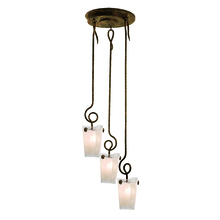 Kalco 4302AC/FROST - Tribecca 24 Inch Foyer Pendant