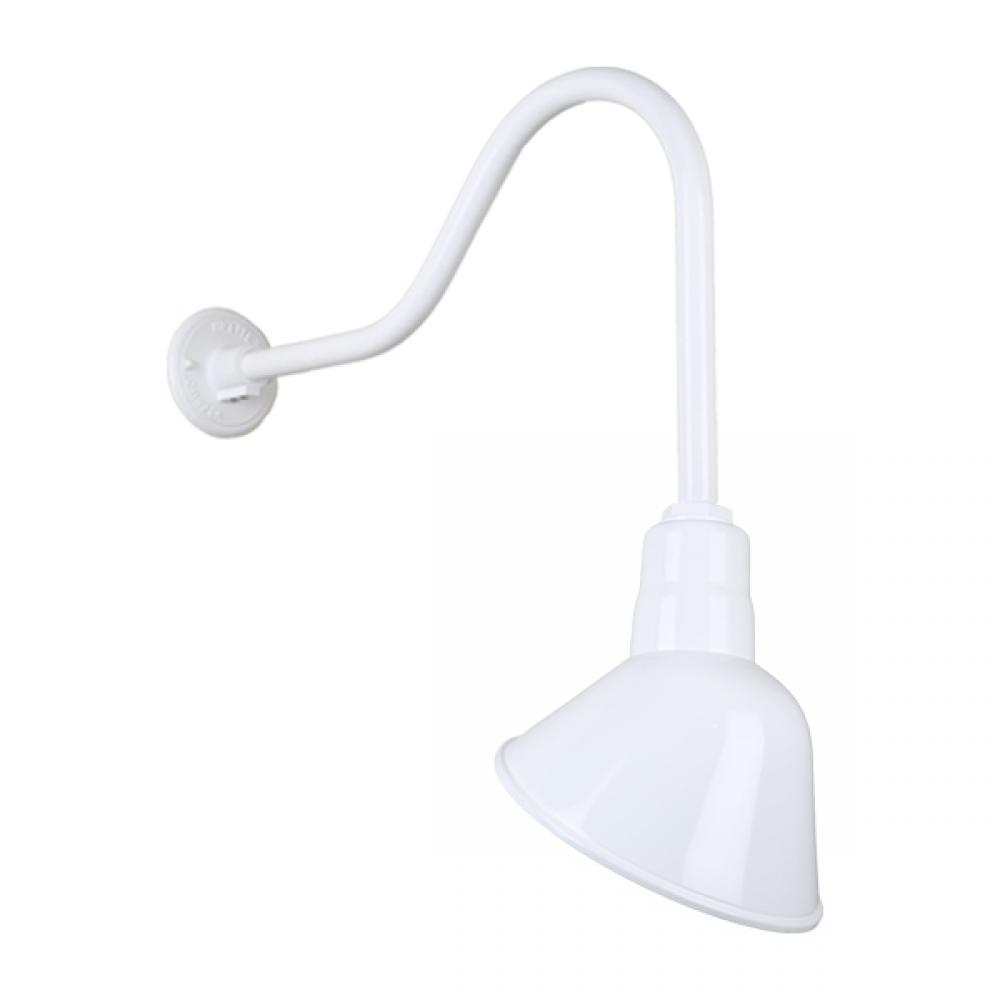 10" Gooseneck Light Angle Shade, QSNHL-H Arm