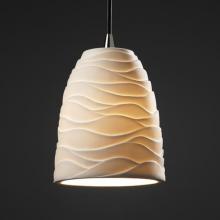  POR-8815-10-WAVE-NCKL-RIGID - Mini 1-Light Pendant