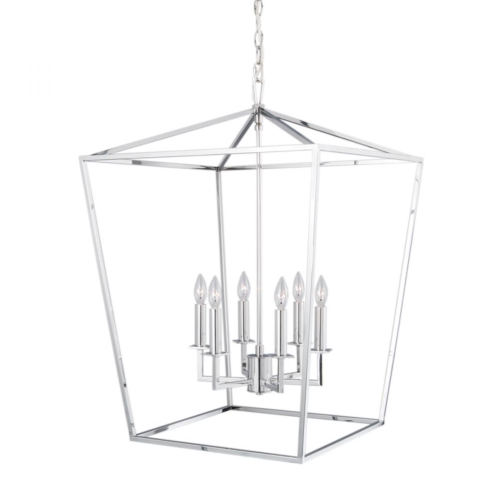 Cage Pendant Light - Polished Nickel