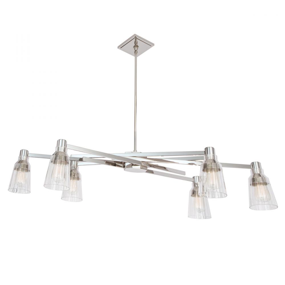 Carnival Chandelier - Polished Nickel