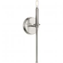 Progress P710106-009 - Elara Collection One-Light New Traditional Brushed Nickel Wall Light