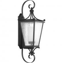 Progress P6628-31MD - Cadence Collection Black One-Light Large Wall Lantern