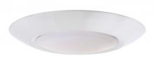 Craftmade X9007-W-LED - Slim Line 1 Light 6" LED Flushmount in White (7" Overall Diameter)