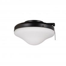 Craftmade ELK113-1FB-W - 2 Light Outdoor Bowl Light Kit in Flat Black