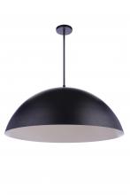 Craftmade P1001FB-LED - 34.75" Diameter Sculptural Statement Dome Pendant in Flat Black