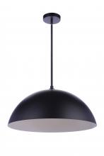 Craftmade P1000FB-LED - 23.25" Diameter Sculptural Statement Dome Pendant in Flat Black