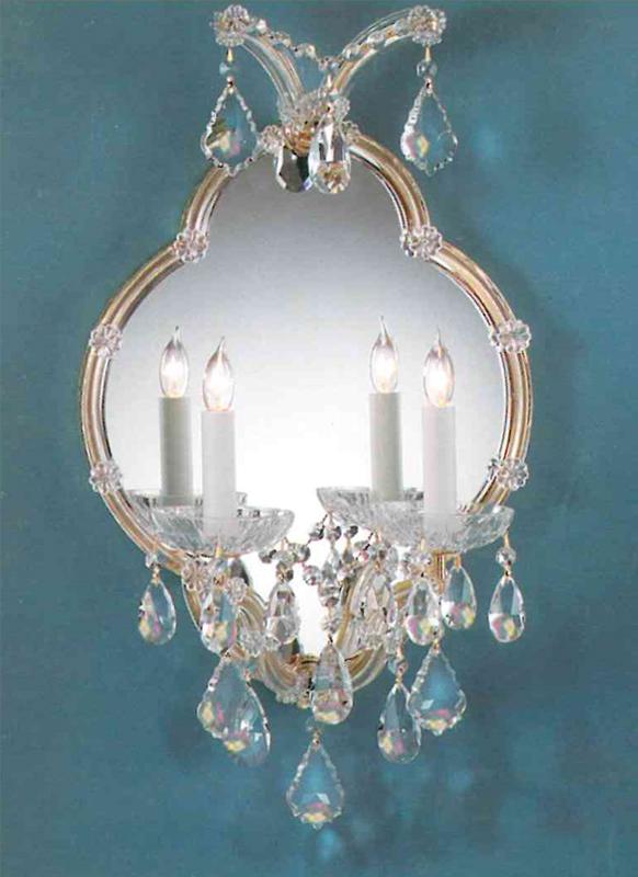 Crystorama 2 Light Silver Sconce