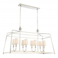  2249-PN - Libby Langdon for Crystorama Sylvan 8 Light Polished Nickel Chandelier