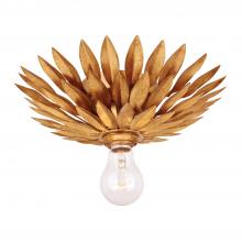 Crystorama 500-GA_CEILING - Broche 1 Light Antique Gold Flush Mount