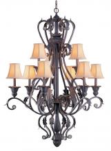 Crystorama 6809-CM - Crystorama 9 Light Champagne Chandelier