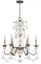 Crystorama 9256-EB - Malibu 6 Light Chandelier