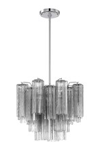 Crystorama ADD-300-CH-SM - Addis 4 Light Polished Chrome Chandelier