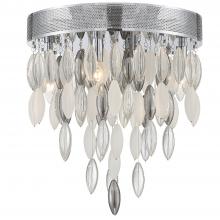 Crystorama HUD-A2214-CH - Hudson 4 Light Polished Chrome Flush Mount