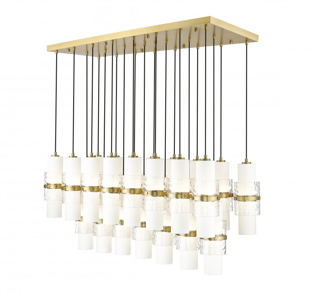 23 Light Linear Chandelier