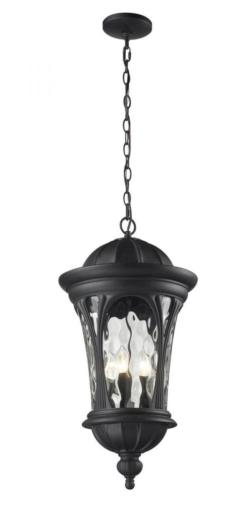 5 Light Outdoor Chain Mount Ceiling Fixture