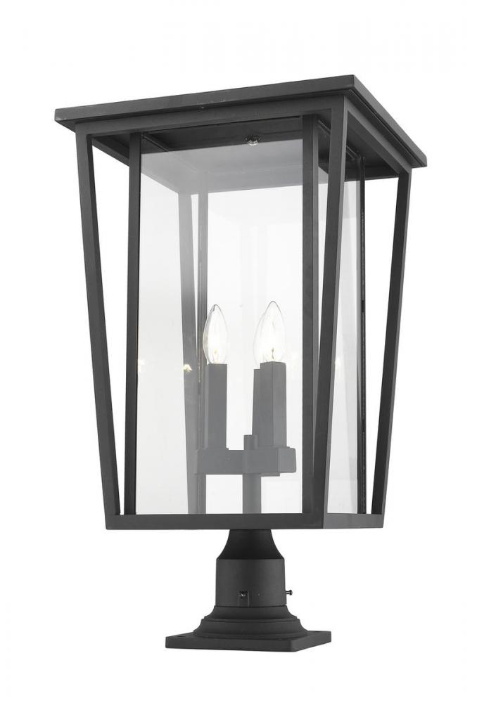 3 Light Outdoor Pier Mounted Fixture