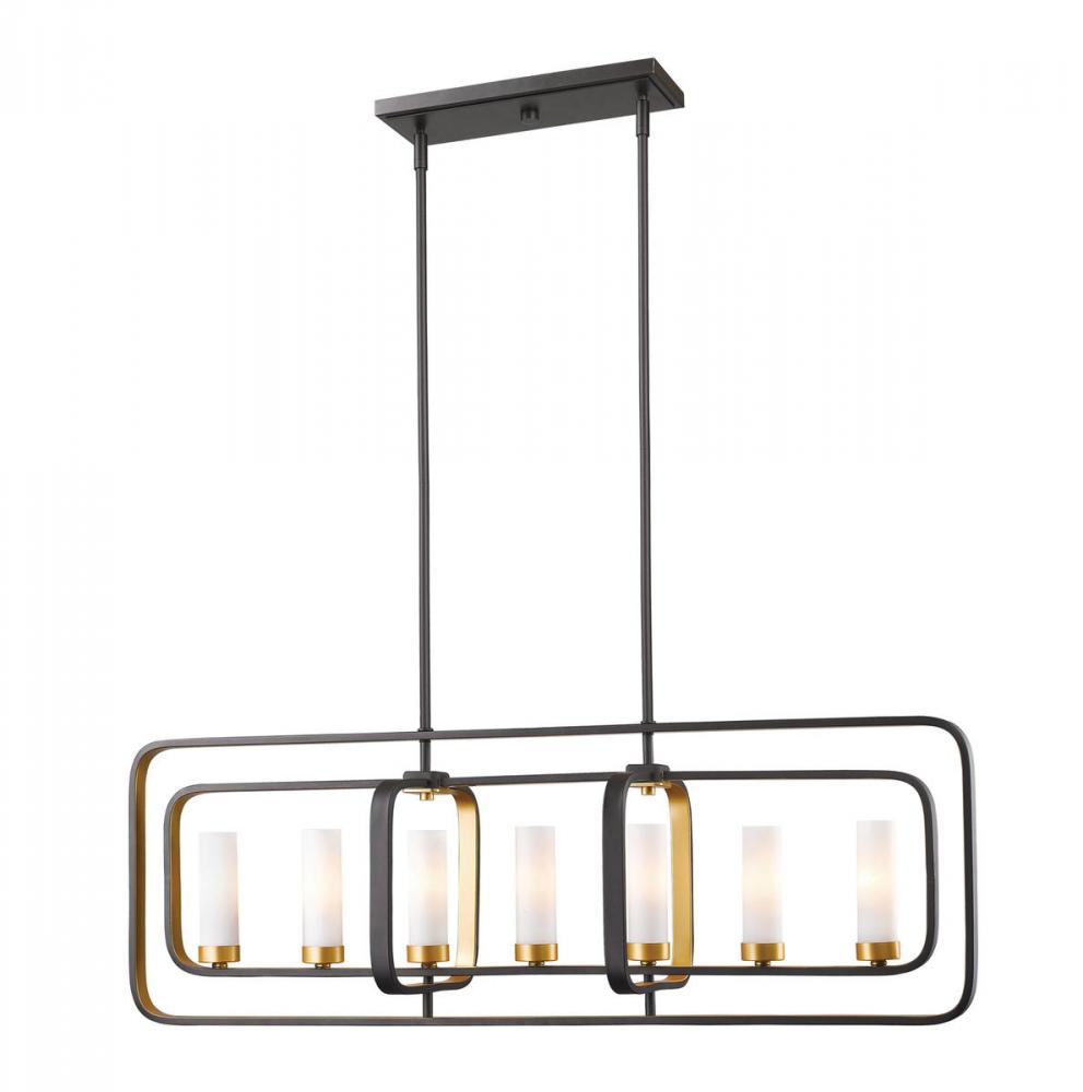 7 Light Linear Chandelier