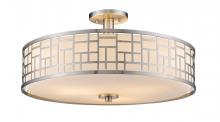 Z-Lite 330-SF20-BN - 3 Light Semi Flush Mount