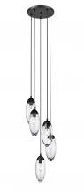 Z-Lite 651P-5R-MB - 5 Light Chandelier