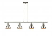  516-4I-PN-M8 - Smithfield - 4 Light - 48 inch - Polished Nickel - Cord hung - Island Light