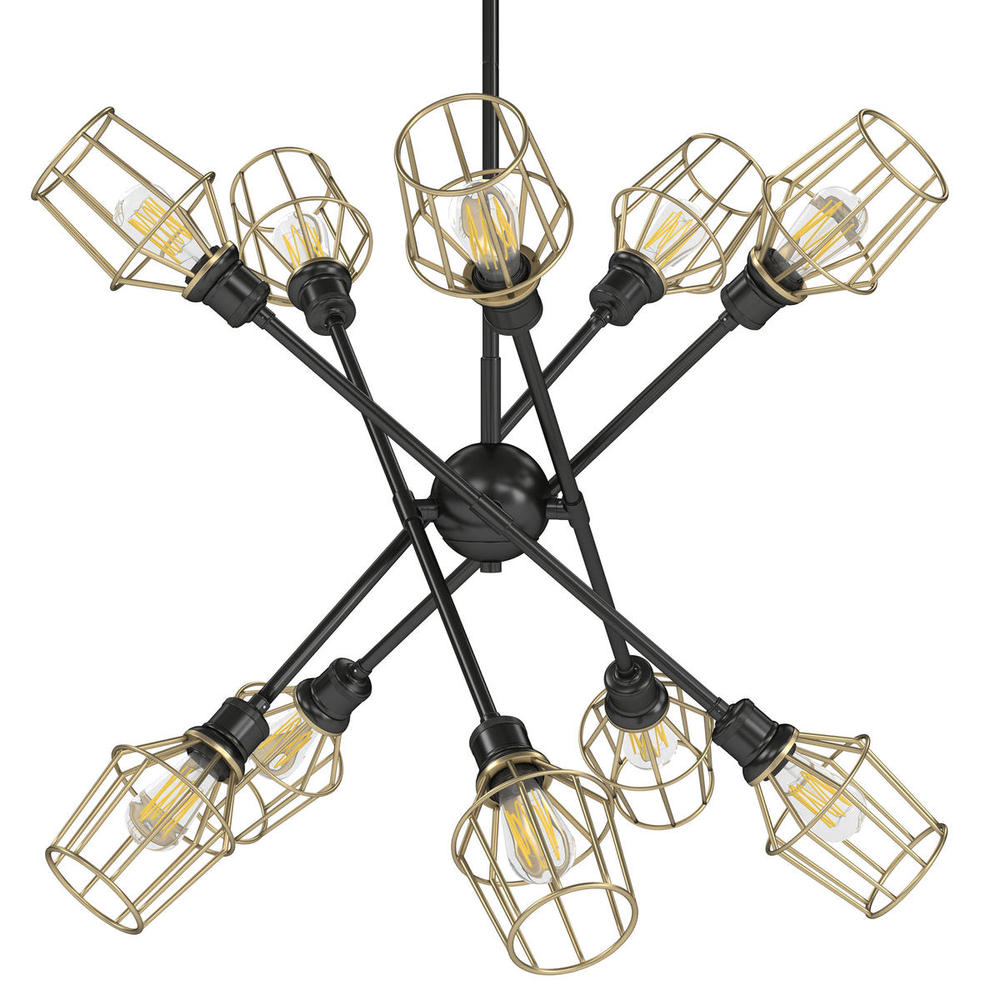 Axel 10 Light Chandelier (with shades)