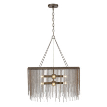 Golden 9905-8P RBZ - Cleo 8 Light Pendant in Rubbed Bronze