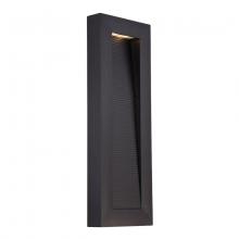  WS-W1122-BK - Urban Outdoor Wall Sconce Light