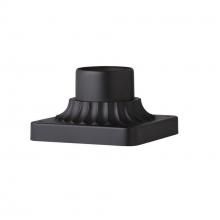 CWI LIGHTING 0412B - Granville 3.25" Black Pier Mount Base