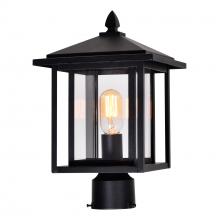 CWI LIGHTING 0417PT9-1-101 - Crawford 1 Light Black Outdoor Lantern Head