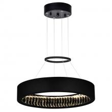 CWI LIGHTING 1040P20-101 - Rosalina LED Chandelier With Matte Black Finish