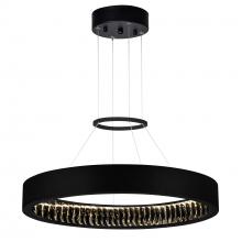 CWI LIGHTING 1040P26-101 - Rosalina LED Chandelier With Matte Black Finish