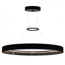 CWI LIGHTING 1040P42-101-O - Rosalina LED Chandelier With Matte Black Finish