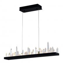 CWI LIGHTING 1043P45-101-RC - Juliette LED Chandelier With Black Finish