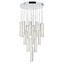 CWI LIGHTING 1046P20-19-601 - Celina LED Chandelier With Chrome Finish