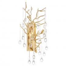 CWI LIGHTING 1094W11-3-620 - Anita 3 Light Wall Sconce With Gold Leaf Finish