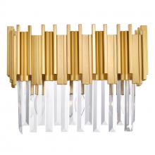 CWI LIGHTING 1112W17-3-169 - Deco 3 Light Vanity Light With Medallion Gold Finish